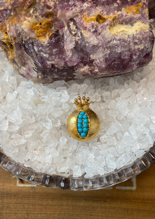 Turkish Turquoise Pomegranate Ring