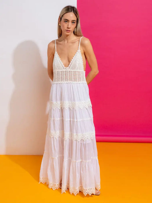 Crochet White Sun Dress